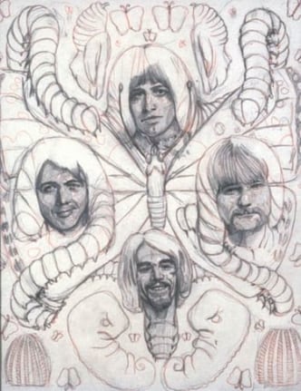 Study for Devotional Painting, 1987. Pencil on paper, 17 x 14 inches. MP D-59