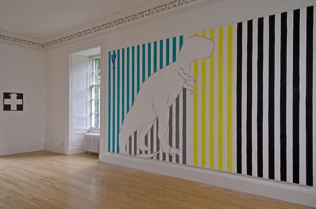 When Dinosaurs Become Modernists. Installation view, 2012.