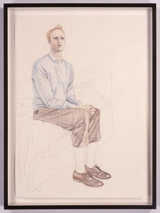 TinTin 2, 2005. Colored pencil drawing on paper, 23.4 x 16.5 inches. MP D-8