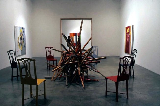 &quot;Jacqueline: The paintings Pablo couldn&#039;t paint anymore,&quot; installation view, 2000. Metro Pictures, New York.