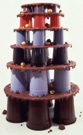 Back on Your Heads, 1993. Mixed media, 86 x 60 inches. MP 226