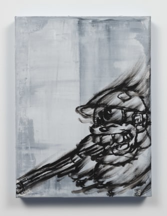 Gary Simmons painting Survival Tactics