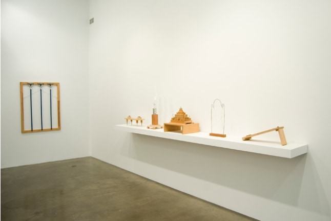 B. Wurtz: Works 1970–2011, installation view. Metro Pictures, New York.