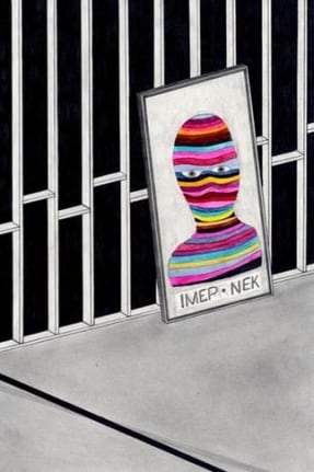 All in Colors, 2007. Graphite and watercolor on paper, 12 x 7-3/4 inches (image) (30.5 x 15.9 cm); 19-3/4 x 14-3/4 inches (frame) (46.4 x 33.7 cm). MP D-181