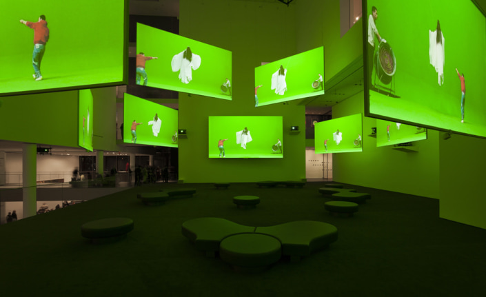 Ten Thousand Waves. Installation view, 2013. Museum of Modern Art, New York.