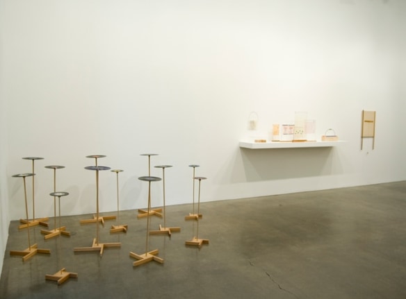 B. Wurtz: Works 1970–2011, installation view. Metro Pictures, New York.