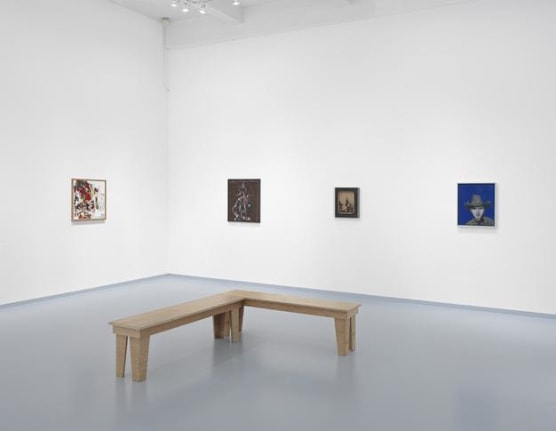 Andy Hope 1930, &quot;Impressions d&#039;Am&eacute;rique.&quot; Installation view, 2014. Metro Pictures, New York.