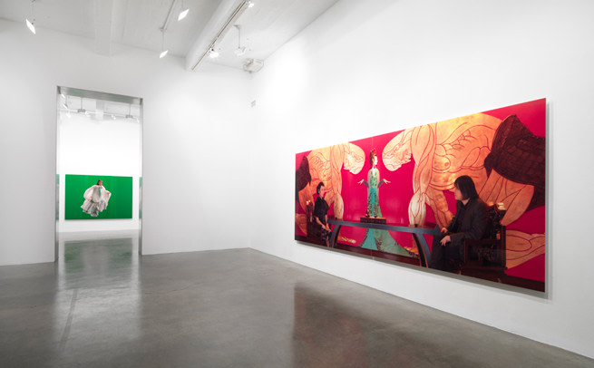 Ten Thousand Waves, 2011, installation view. Metro Pictures, New York.