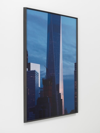 Oto Gillen, 1 WTC, February 18, 2017, 2018. Dye sublimation print on aluminum, wood,