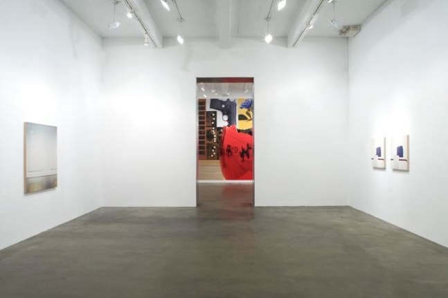 "Sucked In, Blown Out, Obviously Indebted or One Foot in Front of the Other," installation view, 2008. Metro Pictures, New York.