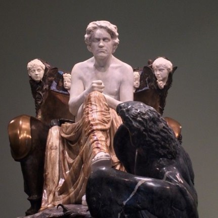 Max Klinger's 1902 Beethoven at the Museum of Fine Arts Leipzig. Photo: Henning Høholt. 