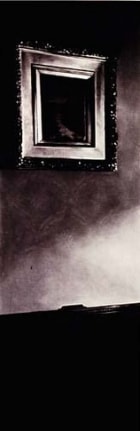 Untitled (picture frame, sitting room 1938), 2000. Charcoal on mounted paper, 96 x 42 inches (243.8 x 106.6 cm). MP D-407