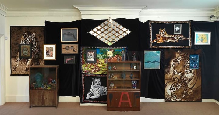 Andy Hope 1930 at the Freud. Installation view, 2010. Freud Museum, London.