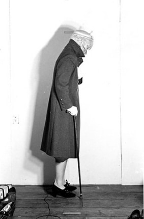 Cindy Sherman, Untitled, 1976/2005. Black and white photograph, image: 7-3/16 x 5 inches; paper: 10 x 8 inches. Edition of 20. MP 440