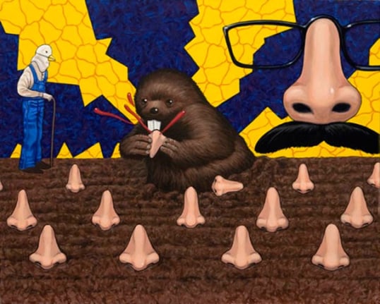 Dream Object (Painting in style of Robert Williams), 2007. Acrylic on canvas, 24 x 30 inches (61 x 76.2 cm). MP 206
