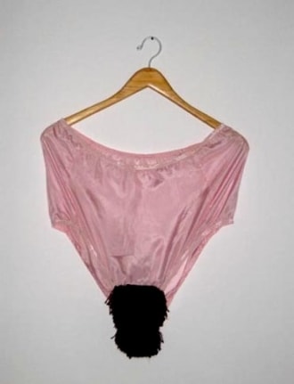 Dream Object, 2007. Wood, nylon, yarn, 45 x 28-1/2 inches (approx) (114.3 x 69.9 cm). MP 229