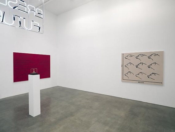 "Working Together," installation view, 2011. Metro Pictures, New York