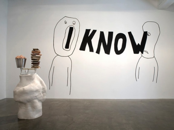 Olaf Breuning Installation view, 2008
