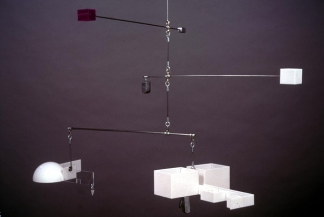 Repressed Spatial Relationships Rendered as Fluid, No. 5: John Glenn High School with White Panther Satellite, 2002. Steel, plexi-glass. MP 02-17