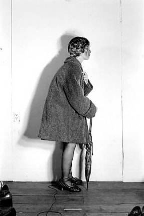 Cindy Sherman, Untitled, 1976/2005. Black and white photograph, image: 7-3/16 x 5 inches; paper: 10 x 8 inches. Edition of 20. MP 446