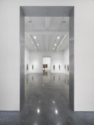 John Miller, "Here in the Real World." Installation view, 2015. Metro Pictures, New York.