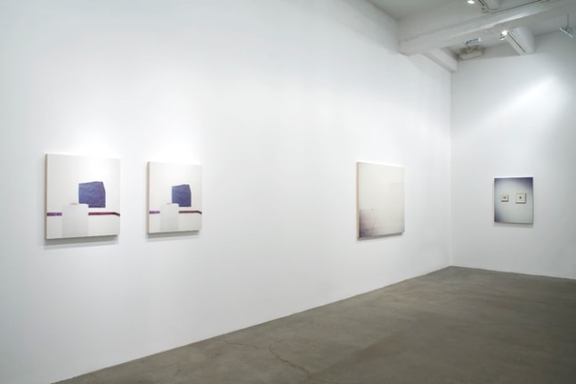 "Sucked In, Blown Out, Obviously Indebted or One Foot in Front of the Other," installation view, 2008. Metro Pictures, New York.