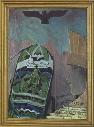Fourth World, 2007. Oil on hard masonite, 23-1/4 x 31-1/4 inches (57.8 x 78.1 cm). MP 23
