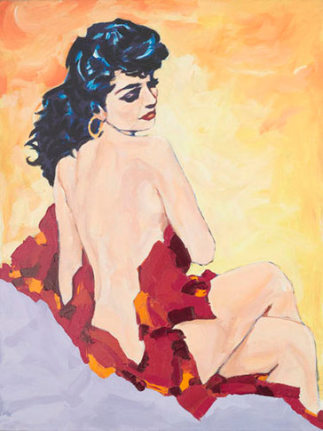 Assignment Zoraya, 1983. Acrylic on canvas, 48 x 36 inches (121.9 x 91.4 cm). MP 9