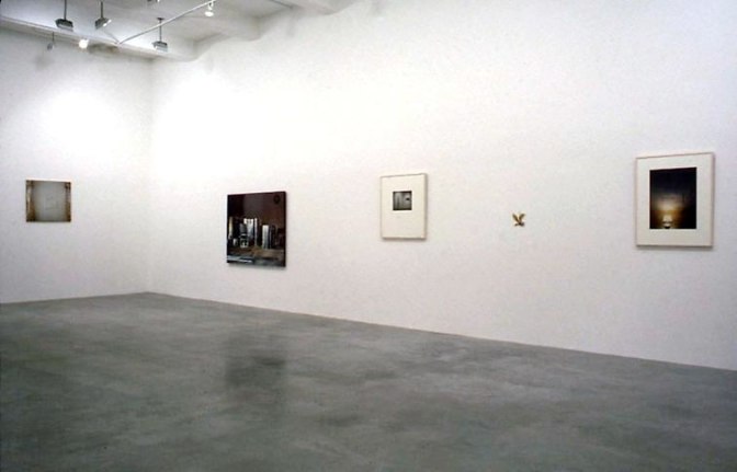 "Paint, Wall, Pictures: Something Always Follows Something Else She Wasn't Always a Statue," installation view, 1997. Metro Pictures, New York.