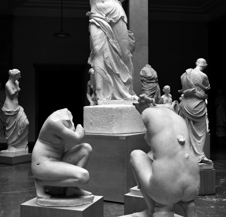 Louise Lawler photograph "She Wasn’t Always a Statue (A)"