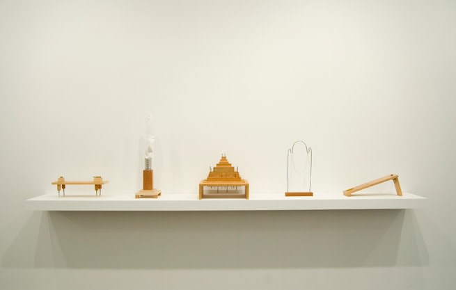 B. Wurtz: Works 1970–2011, installation view. Metro Pictures, New York.