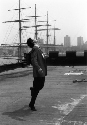 Robert Longo, Untitled (Men in the Cities), 1979 / 2009. Black and white photo, 20 x 16 inches (paper) (50.8 x 40.6 cm). Edition of 10. MP P-28