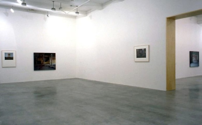 "Paint, Wall, Pictures: Something Always Follows Something Else She Wasn't Always a Statue," installation view, 1997. Metro Pictures, New York.