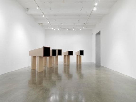 Time Tubes by Andy Hope 1930, 2010, installation view. Metro Pictures, New York.