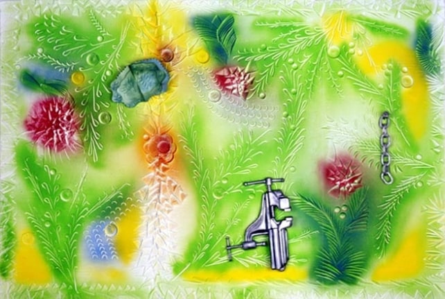 Andreas Slominski, xHBy101z, 2006. Expanded & extruded polystyrene, spackle and paint, 95.5 x 138.7 x 12 inches (framed) (242.6 x 352.4 x 30 cm).