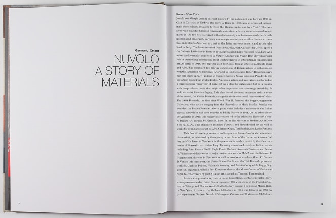 Nuvolo and Post-War Materiality 1950-1965