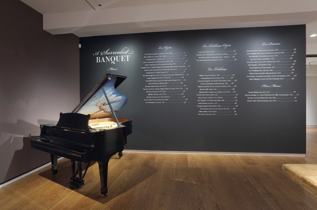 A Surrealist Banquet, Installation View