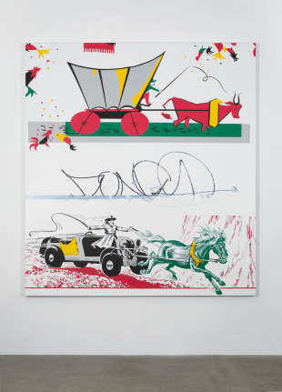 Pádraig Timoney  Dusty’s Wagons (After Shorecloth, Donga, Brian Bolland), 2017