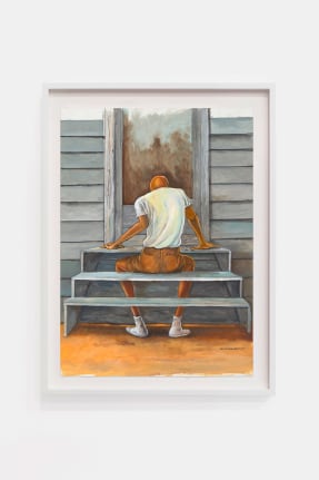 Ernie Barnes Study for Steps,1998