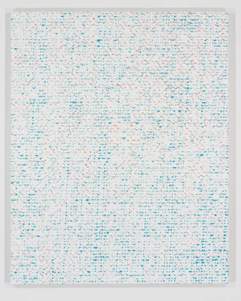 Cheyney Thompson Untitled (Cyan-Red Orange), 2009