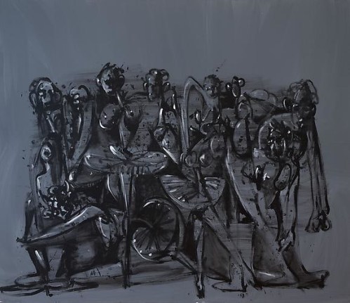 George Condo, Gray Ballet, 1998