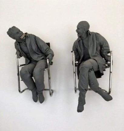 Juan Muñoz Two Men with Harmonica, 2001