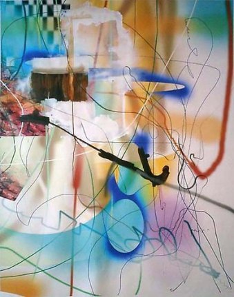 Albert Oehlen, Gucken-Krone, 2004