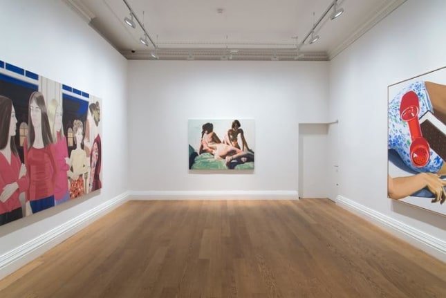 Installation view Katz, Fischl, Salle