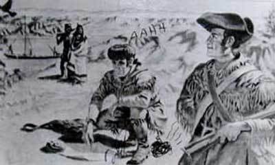 Mike Kelley, Lewis and Clark, from the "Reconstructed History" Series,