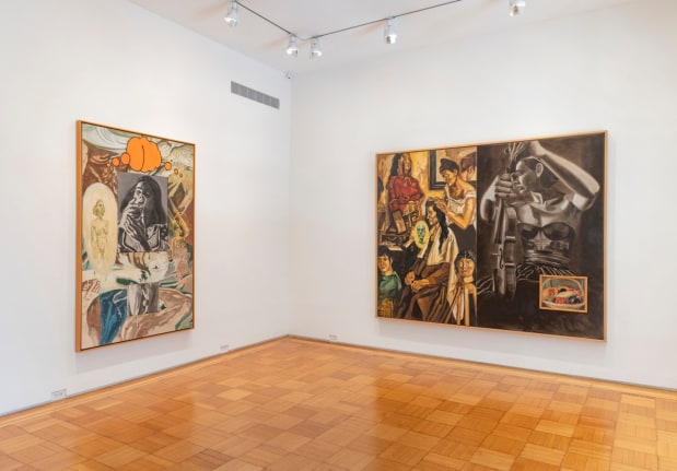 Installation View David Salle Paintings 1985-1995