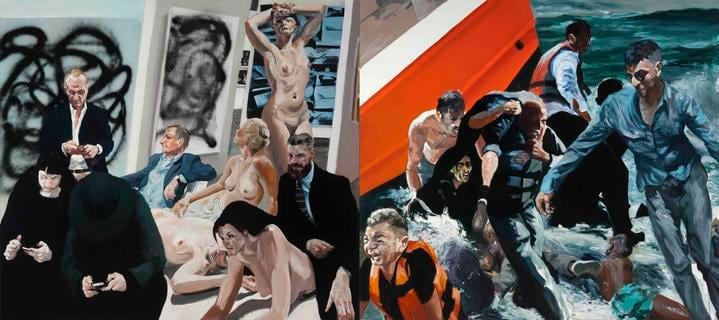 Eric Fischl Rift/Raft, 2016