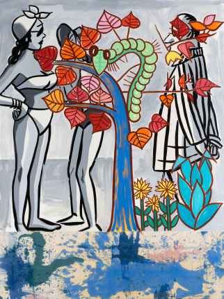David Salle, Tree of Life #6, 2020