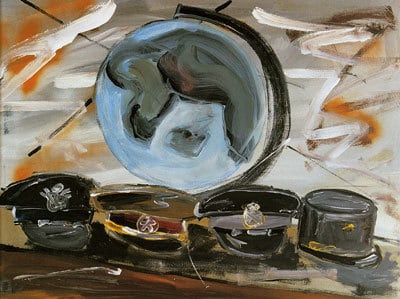 Muetzen 1981 Latex on canvas