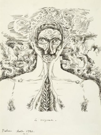 André Masson, Le Voyant - Ville Crânienne